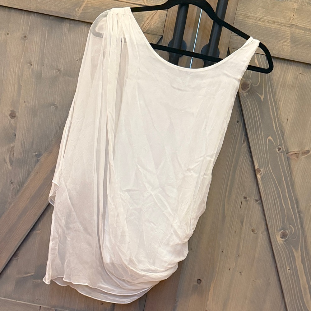 Bailey 44 Cream Draped Women's Blouse